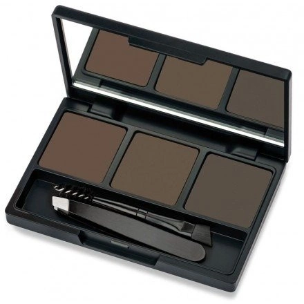 GOLDEN ROSE Eyebrow Stiling Kit - zestaw do brwi 03 Deep Brown 2,5g