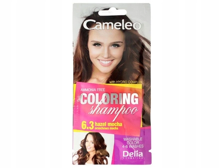 DELIA Cameleo Coloring szamponetka koloryzująca 6.3 Hazel Mocha 40ml