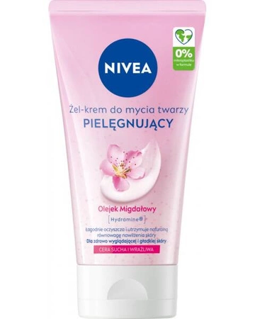 NIVEA żel-krem do mycia twarzy Pielęgnujący Olejek Migdałowy150ml