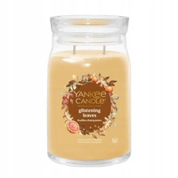 YANKEE CANDLE Signature Duża świeca w słoiku GLISTENING LEAVES 567g