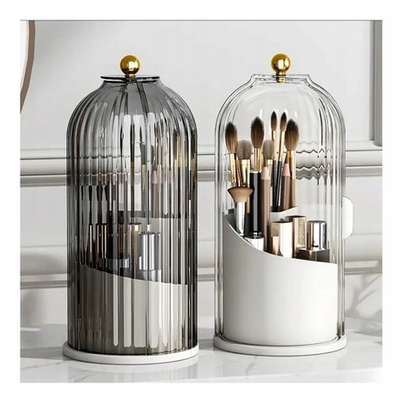 ECARLA organizer na pędzle ryflowany 27x12,5cm Grafit CB61GRAF