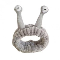 ECARLA opaska kosmetyczna do włosów Ślimak 20x5cm Szary OPK22SZ