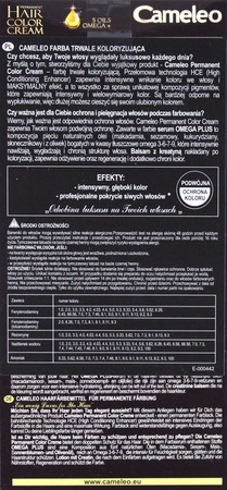 DELIA Cameleo farba do włosów permanentna 9.11 Frozen Blond Omega+