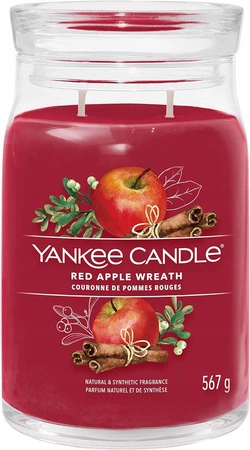 YANKEE CANDLE Signature Duża świeca w słoiku RED APPLE WREATH 538g