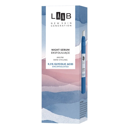 AA Lab Am:Pm serum eksfoliujące na noc 0.1% Glycolic Acid Encapsulated 30ml