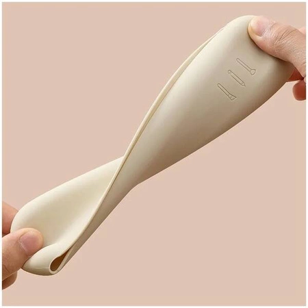 ECARLA silikonowe etui na pędzle do makijażu 20cm Kremowy PZ44WZ1