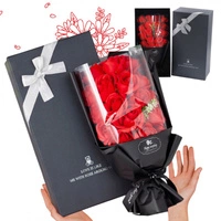 ECARLA bukiet zapachowych róż mydlanych w pudełku 18szt Czerwone BUK04CZE