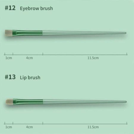 ECARLA zestaw pędzli do makijażu etui pudełko Fiolet PZ28FIO 13szt