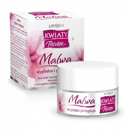 URODA Kwiaty Polskie krem ujędrniający Malwa 50ml