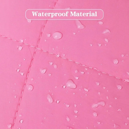 ECARLA kosmetyczka kuferek pikowana z rączką Różowa KS139R