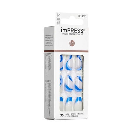 KISS Impress sztuczne paznokcie samoprzylepne 89032 Mesmerize 30szt