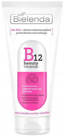 BIELENDA B12 Beauty Vitamin witaminowy żel do ciała regenerujący 200ml