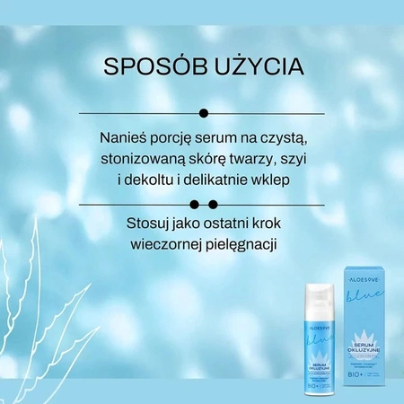 SYLVECO Aloesove Blue serum do twarzy okluzyjne 30ml TERMIN 12-2025