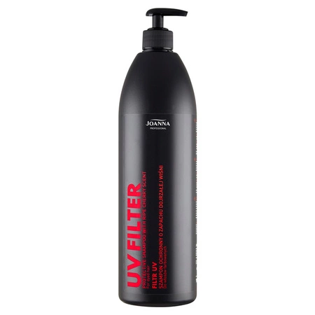 JOANNA Professional UV Filter ochronny szampon do włosów farbowanych Wiśnia 1000ml