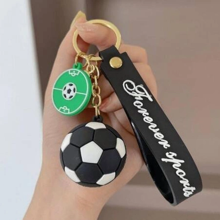 ECARLA brelok do kluczy Piłka nożna Czarny BRL330CZ