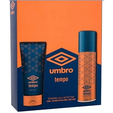 UMBRO Tempo zestaw kosmetyków dla kobiet [żel pod prysznic 150ml + dezodorant 150ml]