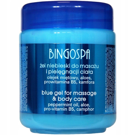 BINGOSPA Żel do masażu i pielęgnacji ciała Niebieski 500g