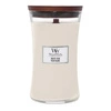 WOODWICK PlusWick duża świeca w słoiku WHITE TEAK 609,5g