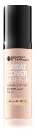 BELL Hypoallergenic Great Cover podkład 02 Warm Beige SPF 20 20g