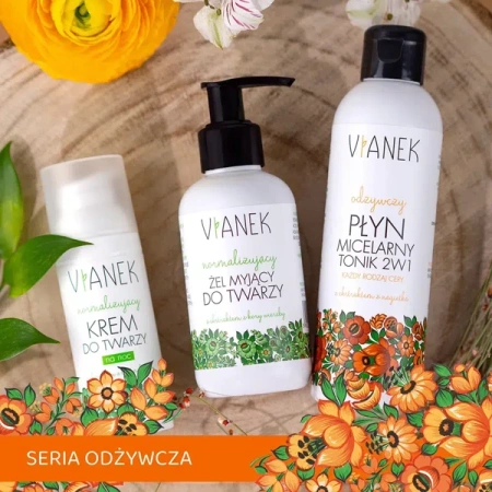 SYLVECO Vianek Odżywcza płyn micelarny i tonik 2w1 do każdego rodzaju cery 200ml