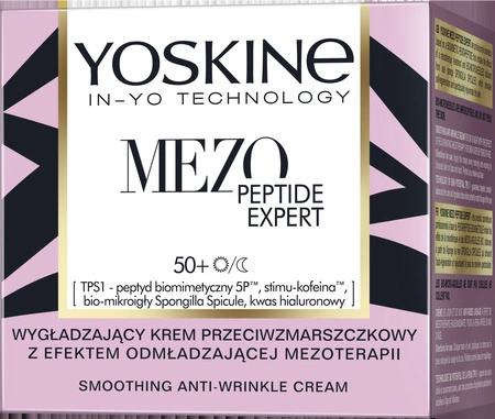 DAX Yoskine Mezo Peptide Expert krem przeciwzmarszczkowy wygładzający 50+ 50ml