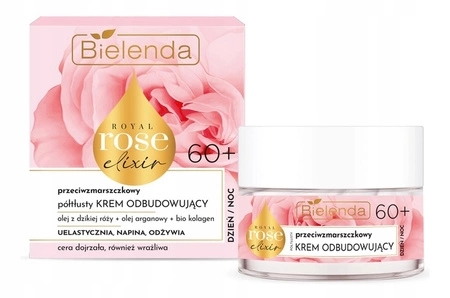 BIELENDA Royal Rose Elixir krem do twarzy odbudowujący 60+ Dzień Noc 50ml