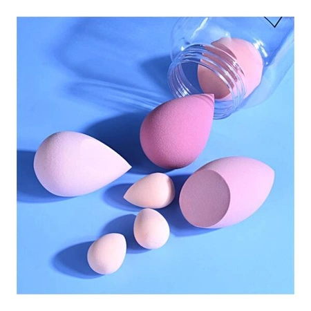 ECARLA zestaw gąbeczek do makijażu 7szt Rose Cream GB06R