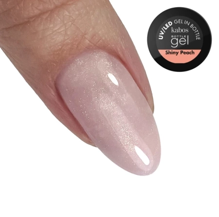 KABOS Gel In Bottle 2w1 żel budujący w butelce UV/LED Shiny Peach 8ml