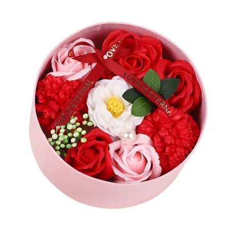 ECARLA Flower Box bukiet zapachowych kwiatów czerwone Kwiaty BUK25CZE