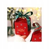 ECARLA torebka ozdobna świąteczna pudełko prezentowe 10x10x10cm OPO38 
