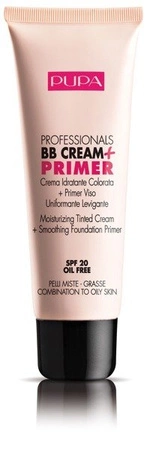 PUPA Professionals BB Cream & Primer SPF20 002 Sand Cera mieszana i tłusta 50ml