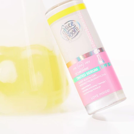 FACEBOOM Bombastic Lab Tinted ochronne serum do twarzy SPF50 30ml