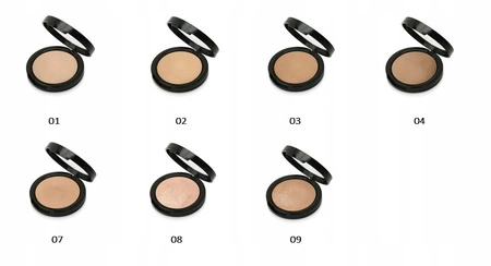 GOLDEN ROSE Mineral Terrabaked puder do twarzy wypiekany 01 Ivory 12g