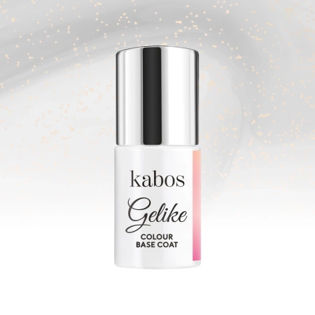 KABOS Gelike Colour Base Coat kolorowa baza budująca 2w1 Frost Glow 8ml 