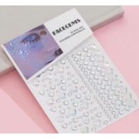 ECARLA naklejki na twarz z kryształkami ONT07 1szt