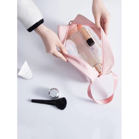 ECARLA zestaw 3 kosmetyczek WASHBAG Pudrowy róż KS83