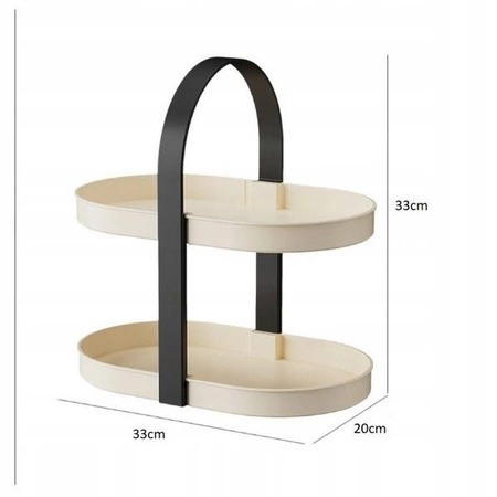 ECARLA organizer stojak poziomowy na blat do łazienki Aesthetic Style CB57