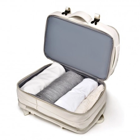 ECARLA plecak podróżny, kabinowy, wodoodporny z USB Szary PL176