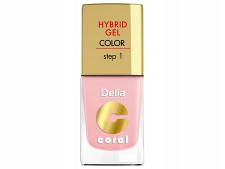 DELIA Coral Hybrid Gel hybrydowy lakier do paznokci 04 11ml