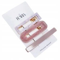 ECARLA zestaw spinek do włosów Róż 3szt SP214