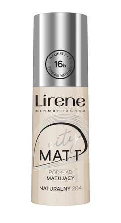 LIRENE City Matt fluid matująco wygładzający 204 Naturalny 30ml