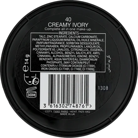 MAX FACTOR Creme Puff puder do twarzy prasowany 40 Creamy Ivory 14g