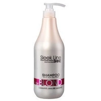 STAPIZ Sleek Line Blond Szampon do włosów różowy odcień 1000ml