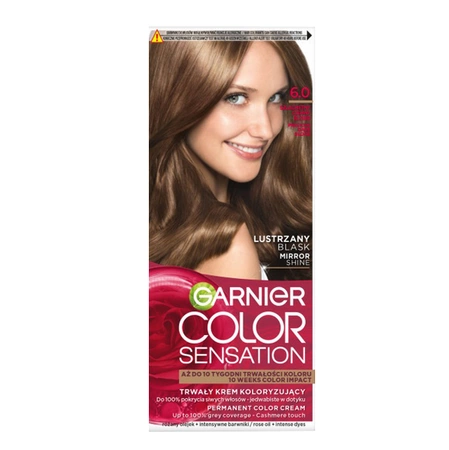 GARNIER Color Sensation krem do włosów 6.0 Szlachetny Ciemny Blond