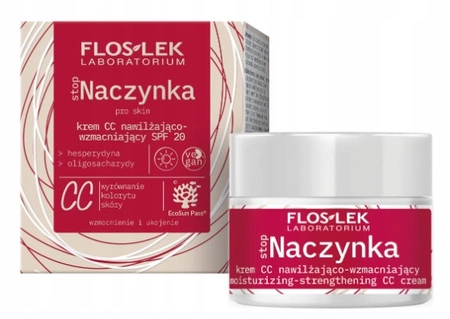 FLOSLEK Stop Naczynka Krem CC nawilżająco-wzmacniający na dzień SPF 20 50ml