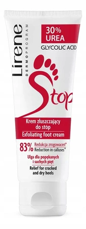 LIRENE Stop krem do stóp złuszczający 30% Urea 75ml