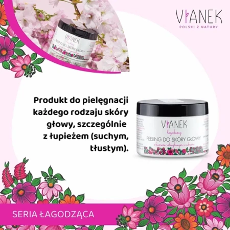 SYLVECO Vianek Łagodząca peeling do skóry głowy 150ml