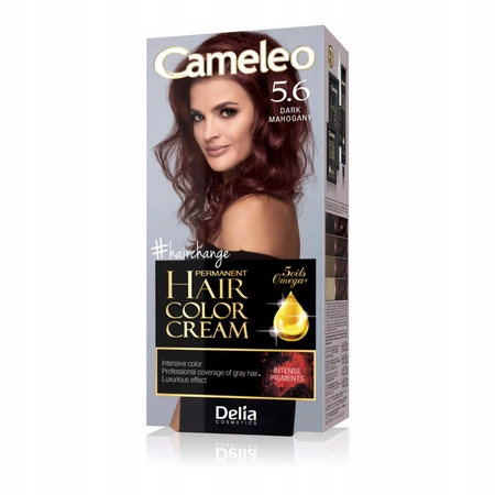 DELIA Cameleo farba do włosów permanentna 5.6 Dark Mahogany Omega+