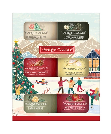 YANKEE CANDLE Apres Ski zestaw świec 6x mini słoiczek 6x37g