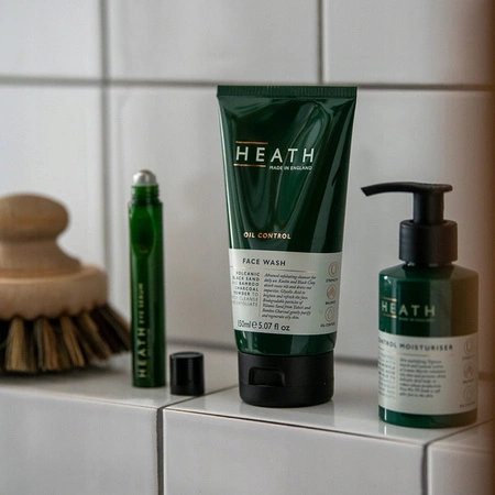 HEATH Men żel do mycia twarzy peelingujący Oil Control Face Wash 150ml